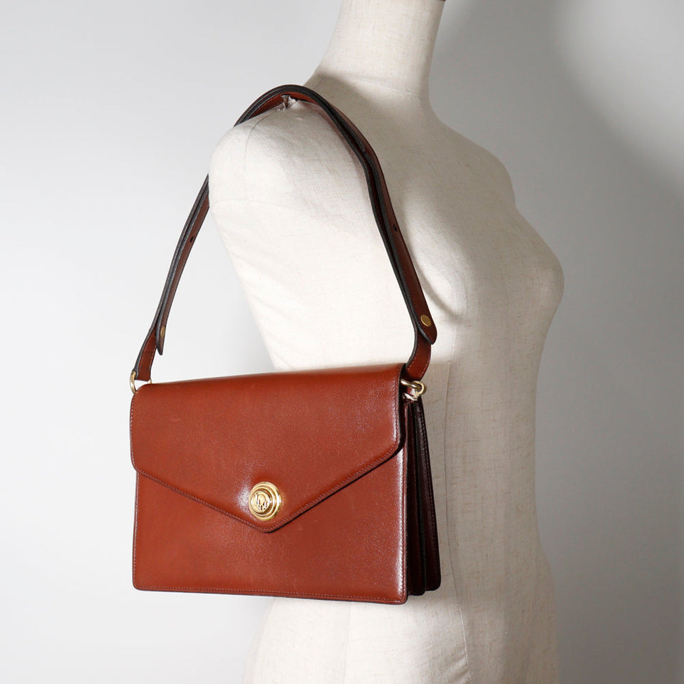 Dior  Leather Shoulder Bag
