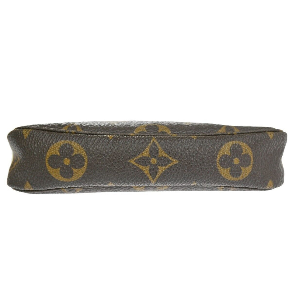 Louis Vuitton Mini Pochette Accessoires  Canvas Clutch Bag