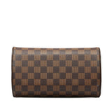 Louis Vuitton Damiere Rivera Mini Handbags Mini Boston Bag N41436 Brown PVC Leather Ladies Louis Vuitton