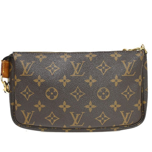 Louis Vuitton Pochette Accessoires  Canvas Clutch Bag