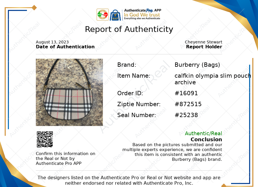 Handbag Luxury Designer By Burberry  Size: Small