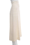 Chanel Cream Woven Maxi Skirt SZ 36