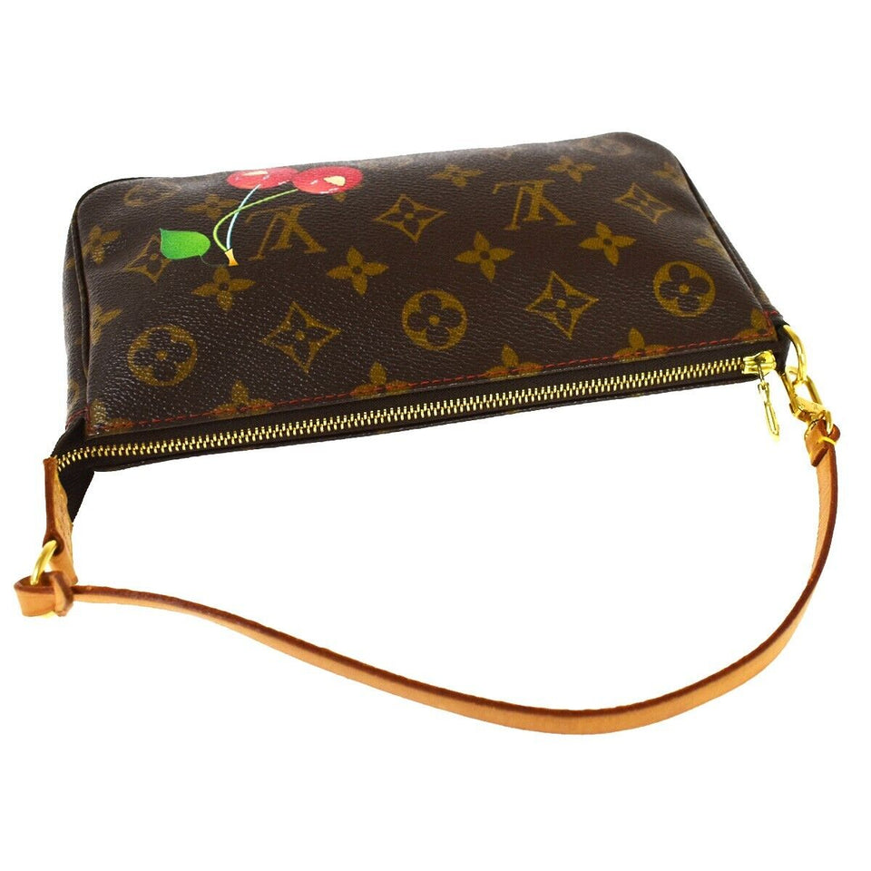 Louis Vuitton Pochette Accessoires  Canvas Clutch Bag