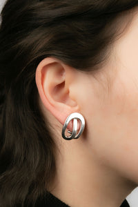 Boucles d'oreilles en argent Chanel