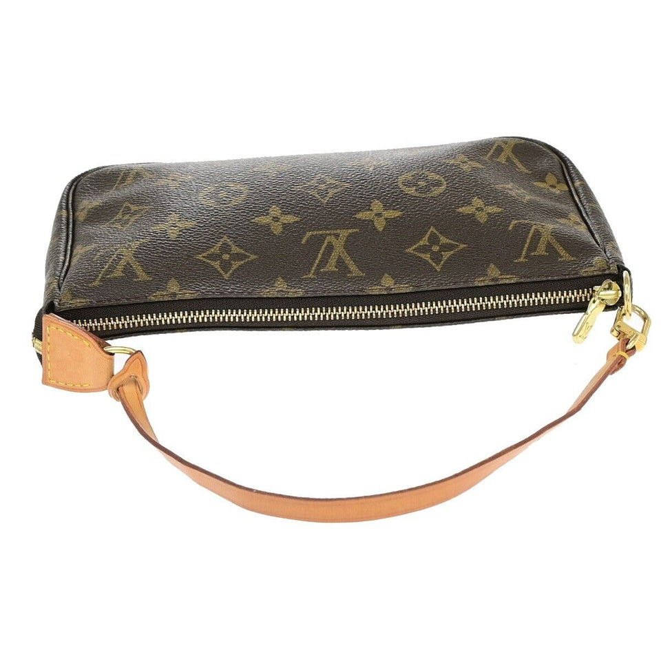 Louis Vuitton Pochette Accessoires  Canvas Clutch Bag