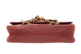 Chanel Burgundy Medium Classic Double Flap Handbag