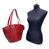 LOUIS VUITTON Vintage Epi Red Leather Saint Jacques Gm Tote Bag