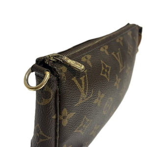 Louis Vuitton Pochette Accessoire  Canvas Clutch Bag