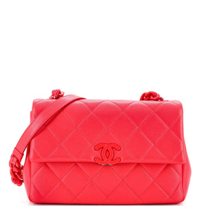 CHANEL My Everything Flap Bag Quilted Caviar Medium