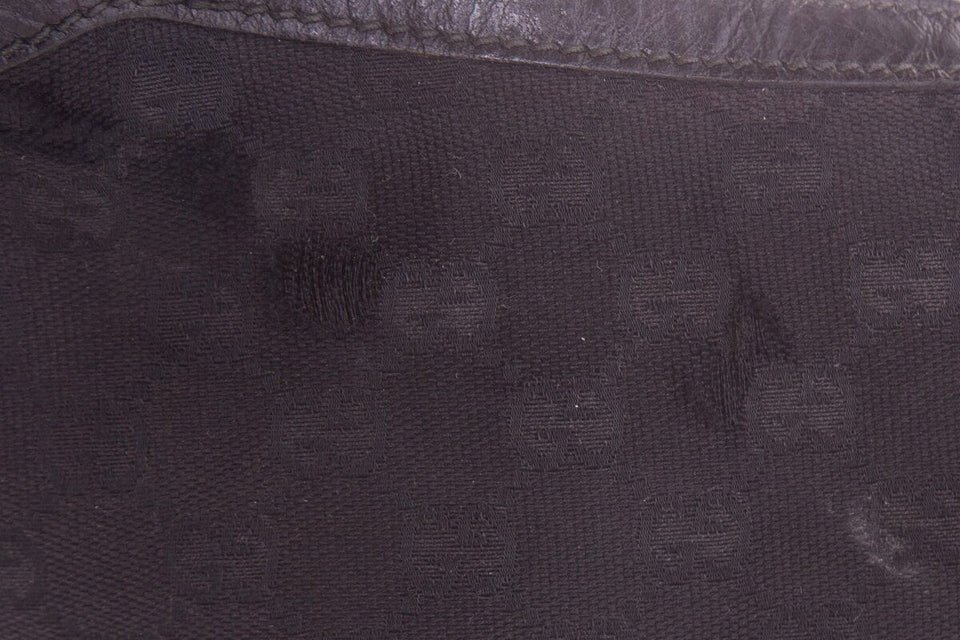 Gucci Vintage Black Monogram Hobo