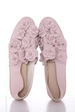 Chanel Blush Camellia Detail Espadrille SZ 41