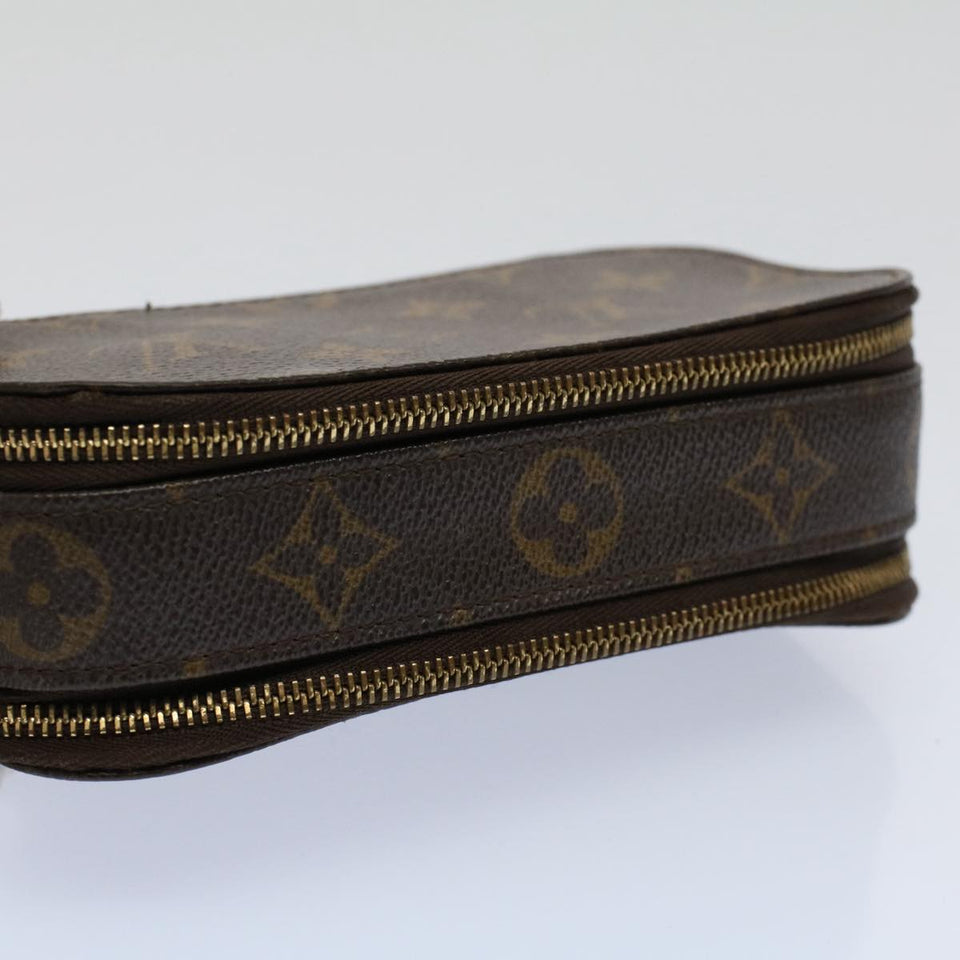 Louis Vuitton Trousse Brush Pm  Canvas Clutch Bag