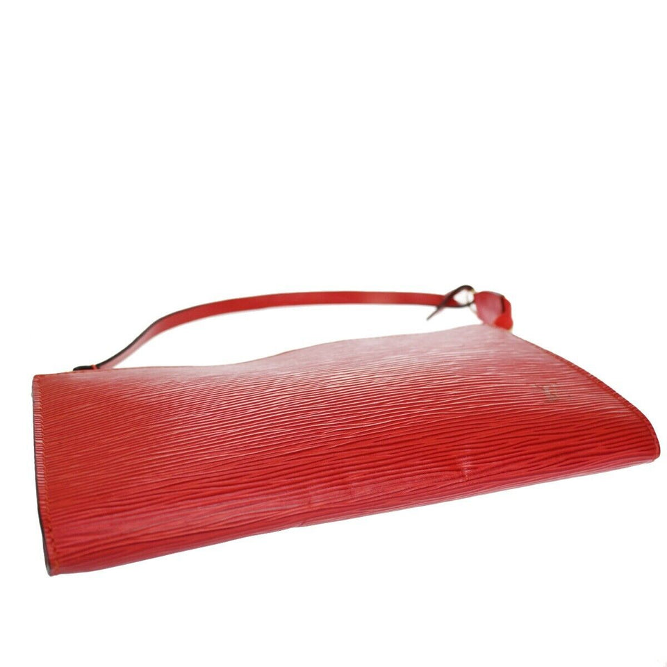 Louis Vuitton Pochette Accessoires  Leather Clutch Bag