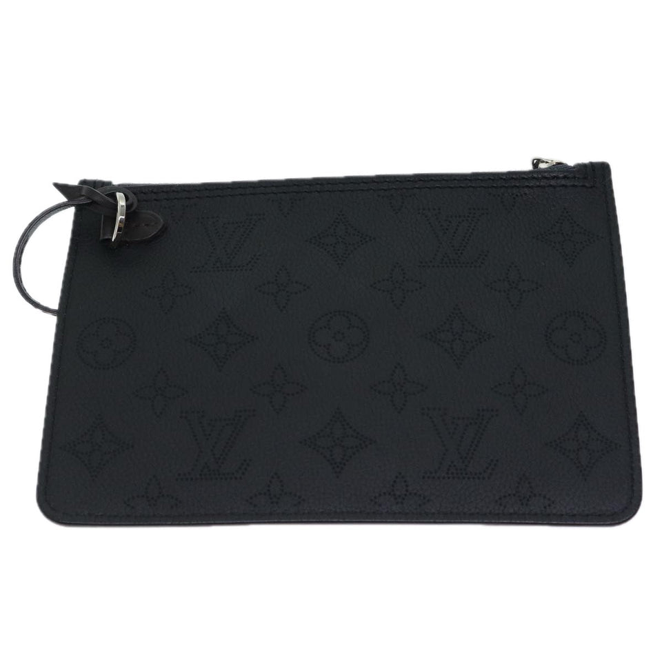 Louis Vuitton Pochette Neverfull  Leather Clutch Bag