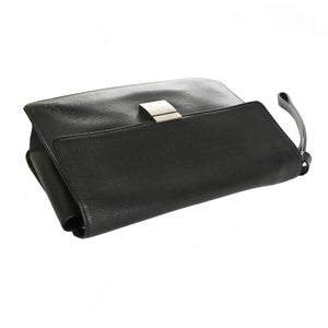 Louis Vuitton Selenga  Leather Clutch Bag