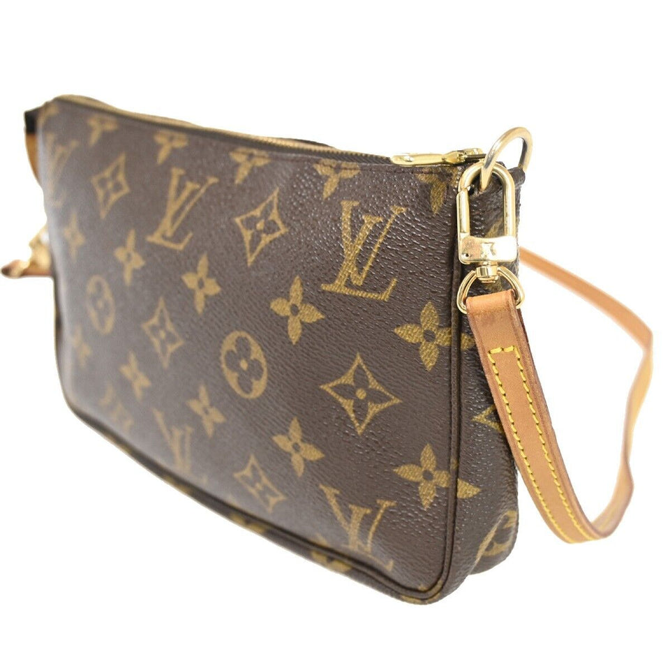 Louis Vuitton Pochette Accessoires  Canvas Clutch Bag