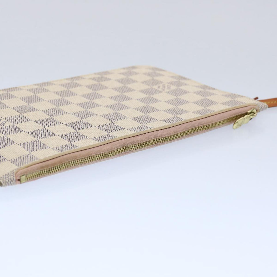 Louis Vuitton Neverfull  Canvas Clutch Bag