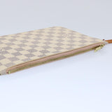 Louis Vuitton Neverfull  Canvas Clutch Bag