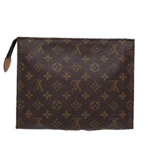 Louis Vuitton Poche Toilette  Canvas Clutch Bag