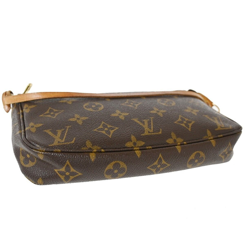 Louis Vuitton Pochette Accessoires  Canvas Clutch Bag