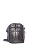 Chanel Gunmetal Python Bowler RHW Handbag