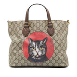 GUCCI GG Supreme Mystic Cat Satchel