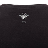 Christian Dior Addict Cotton Linen Logo Print Tshirt