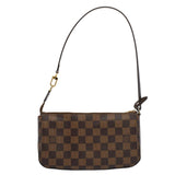 Louis Vuitton Pochette Accessoire  Canvas Clutch Bag