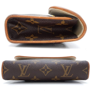 Louis Vuitton Pochette Florentine  Canvas Clutch Bag