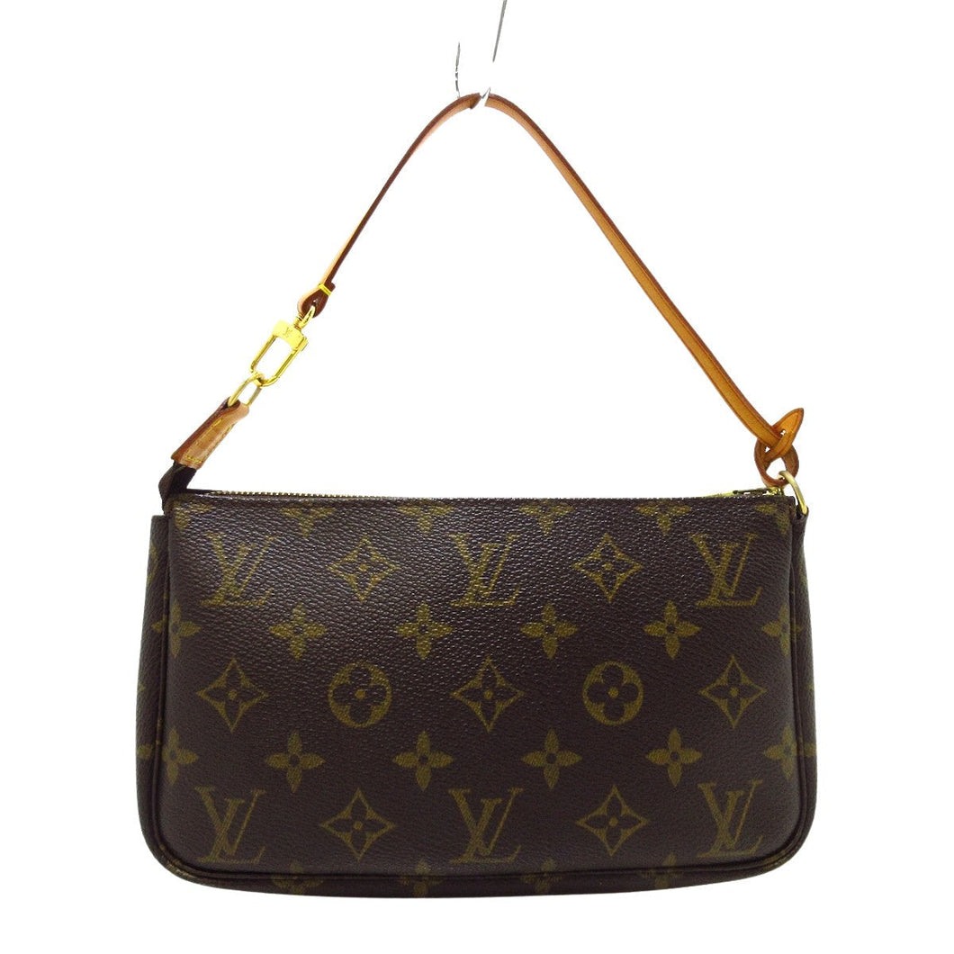 Louis Vuitton Pochette Accessoire  Canvas Clutch Bag