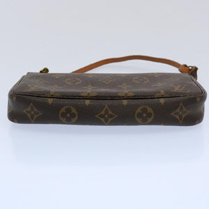 Louis Vuitton Pochette Accessoire  Canvas Clutch Bag