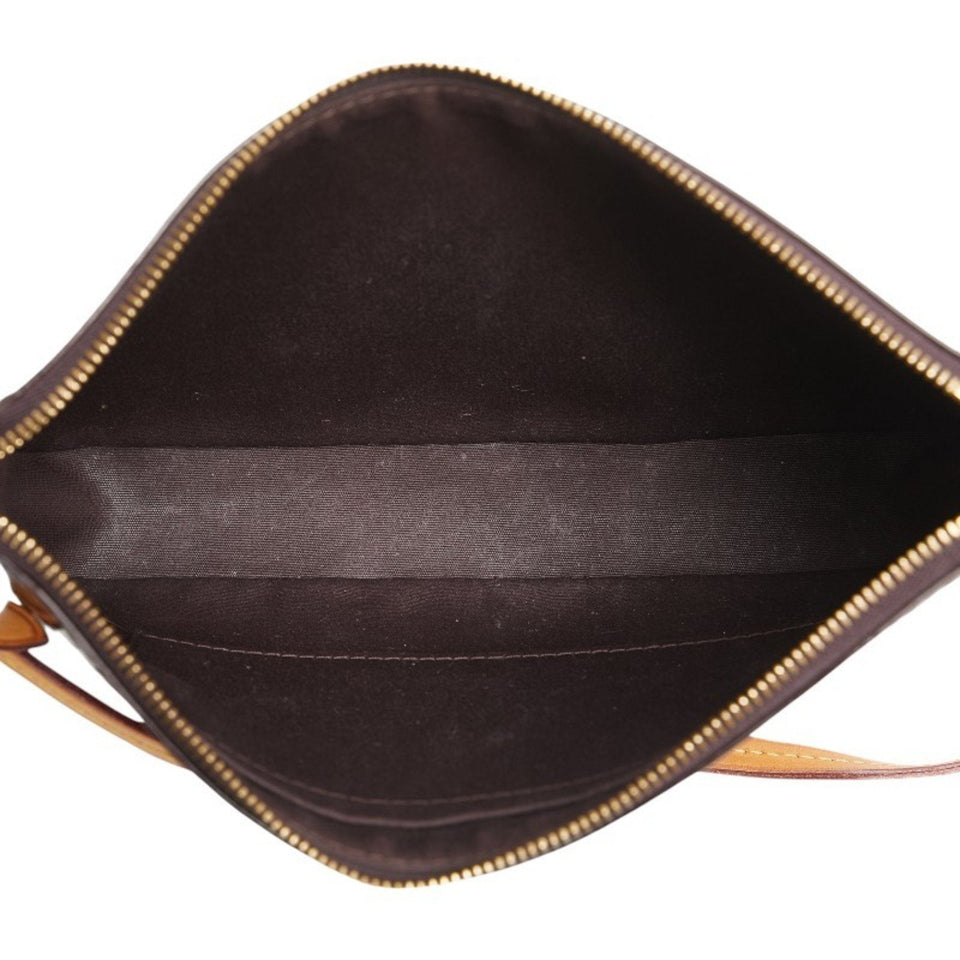 Louis Vuitton Pochette Accessoire  Patent Leather Clutch Bag