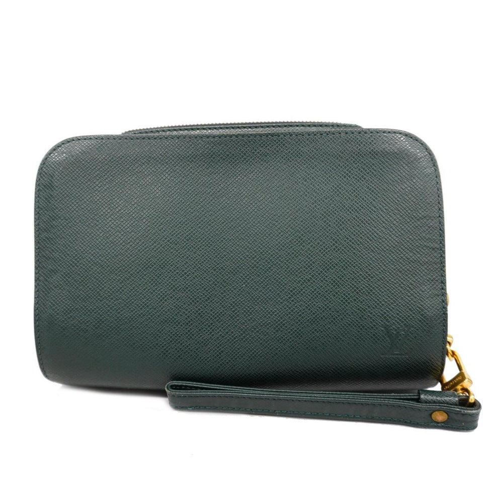 Louis Vuitton Taiga  Leather Clutch Bag