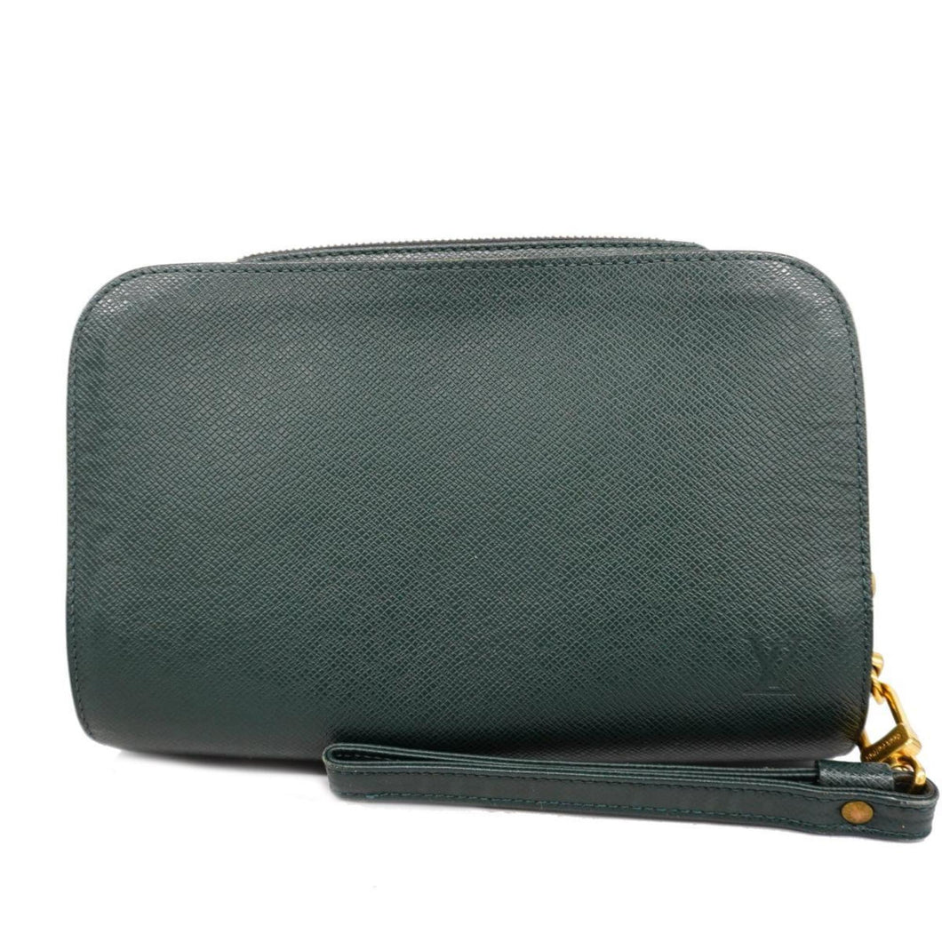 Louis Vuitton Taiga  Leather Clutch Bag