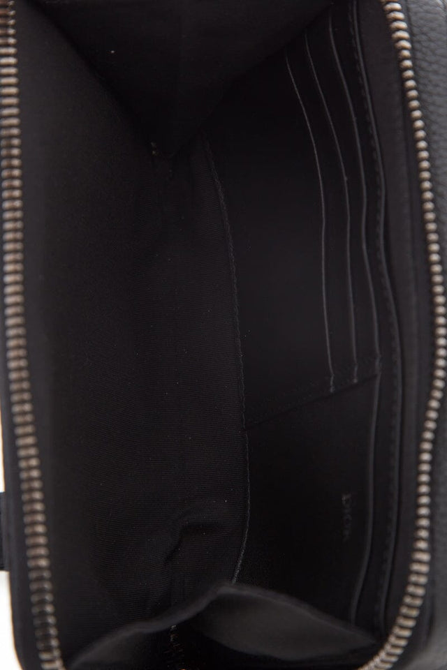 Dior Black Nylon Oblique Pouch Cross-Body