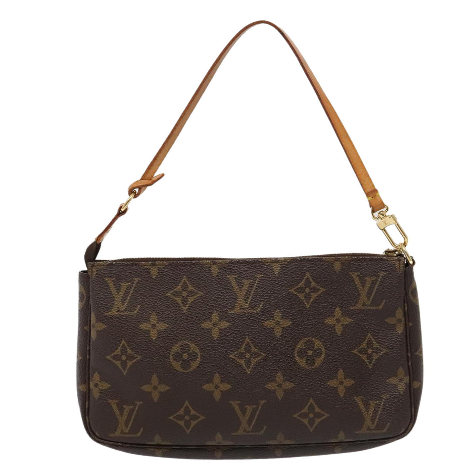 Louis Vuitton Pochette Accessoire  Canvas Clutch Bag