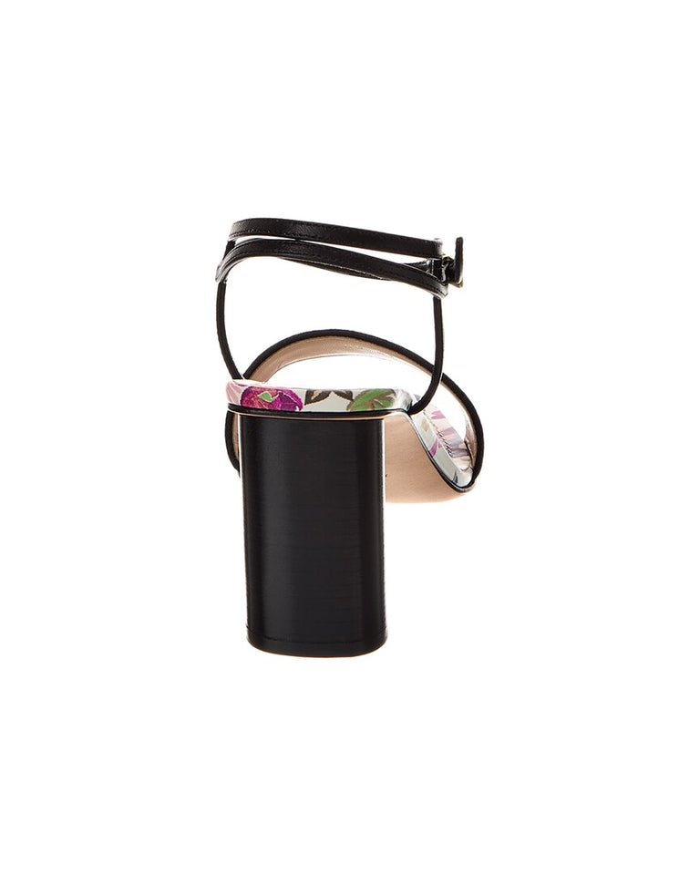Dior DWay Canvas & Leather Sandal