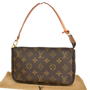 Louis Vuitton Pochette Accessoires  Canvas Clutch Bag