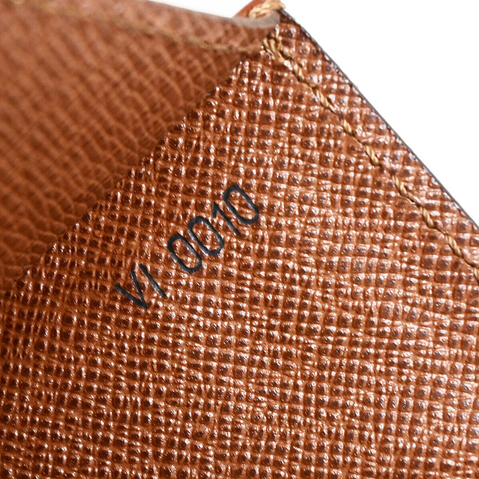 Louis Vuitton Sellier Drangonne  Leather Clutch Bag