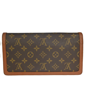 Louis Vuitton Pochette Dame  Canvas Clutch Bag