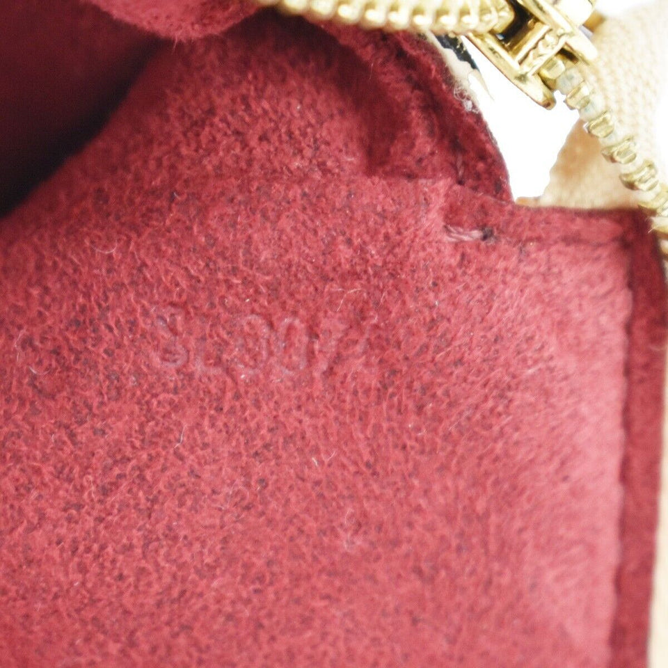 Louis Vuitton Pochette Accessoires  Canvas Clutch Bag