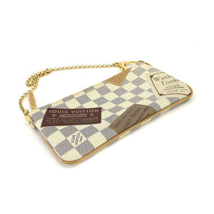 Louis Vuitton Pochette Accessoire  Canvas Clutch Bag