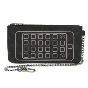 Louis Vuitton Pochette Clés  Canvas Clutch Bag