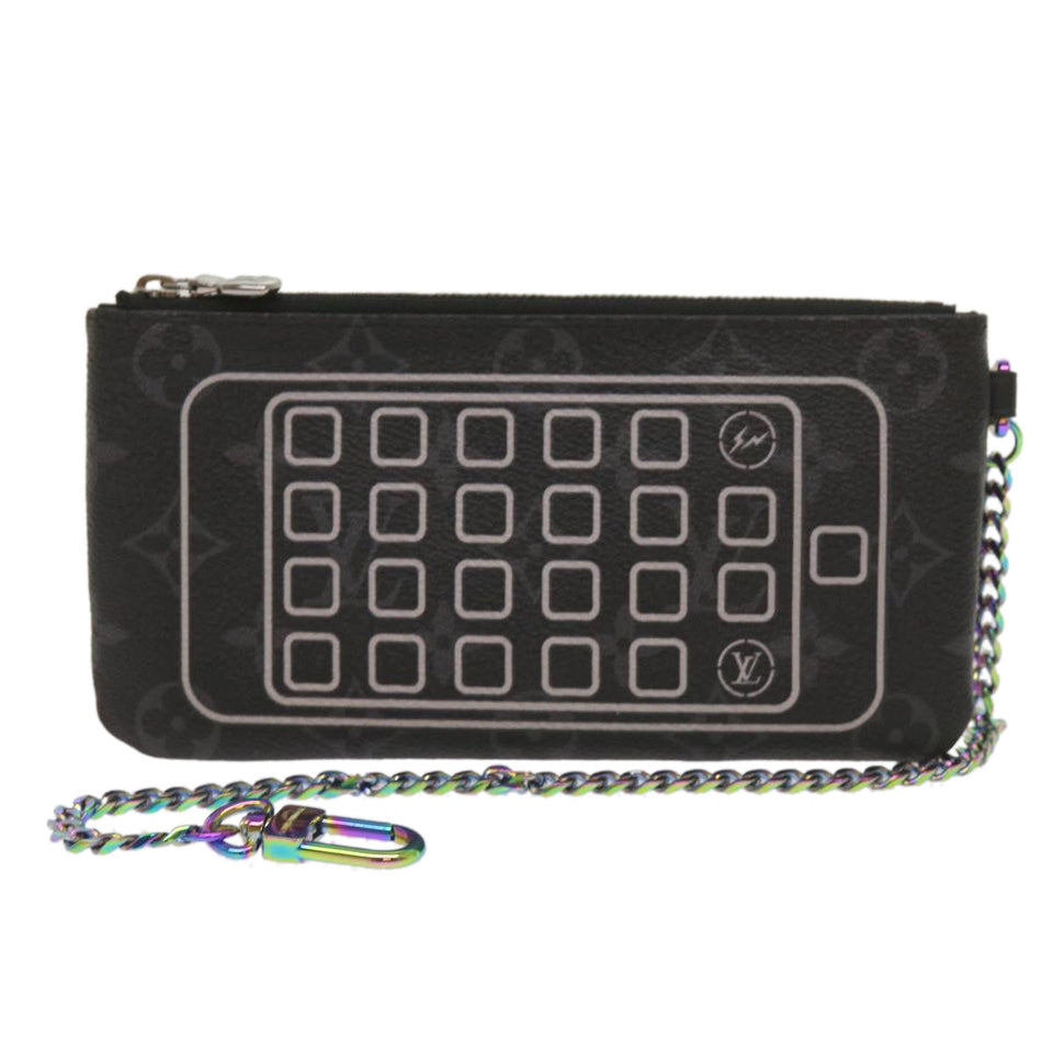 Louis Vuitton Pochette Clés  Canvas Clutch Bag