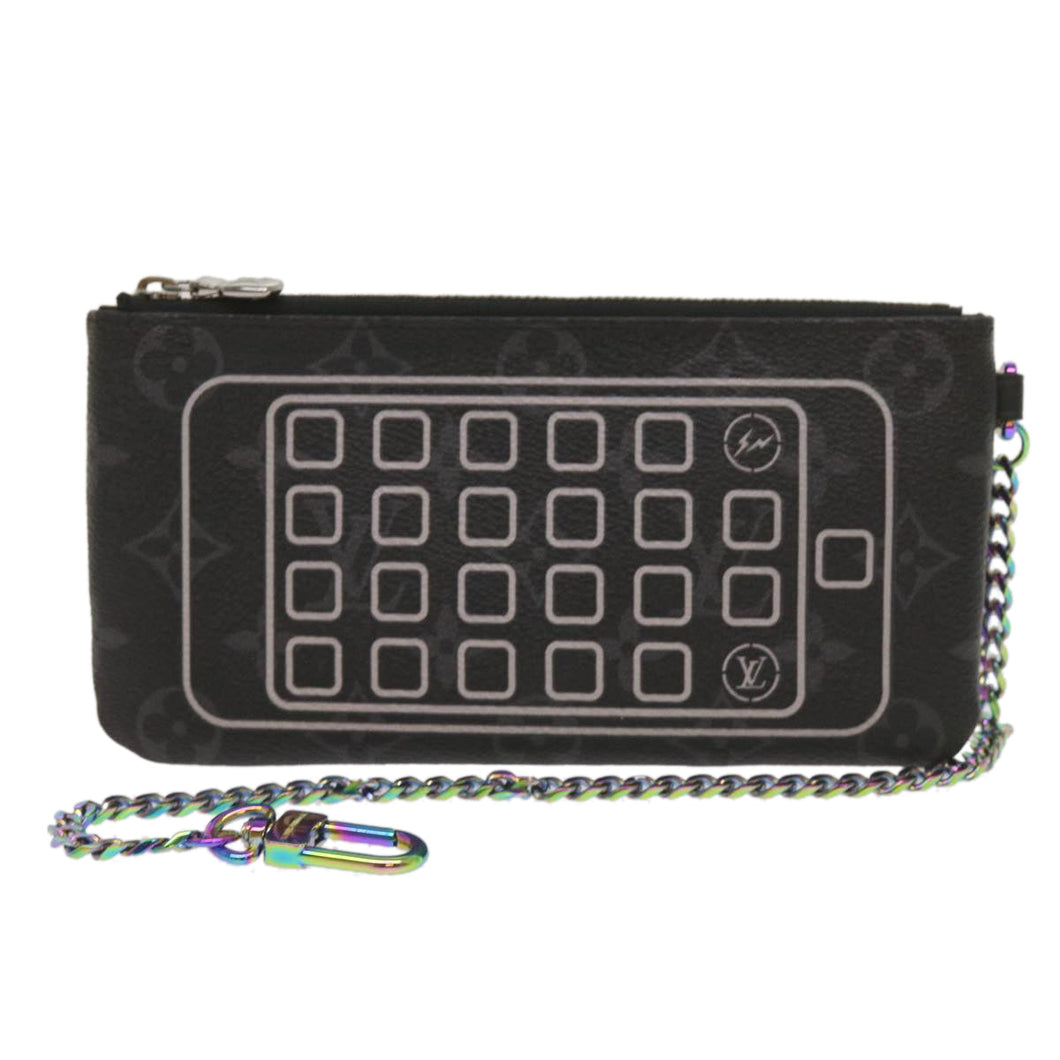 Louis Vuitton Pochette Clés  Canvas Clutch Bag
