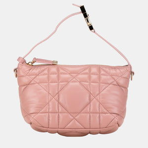 Pink Small Calfskin Macrocannage DiorTravel Nomad Pouch