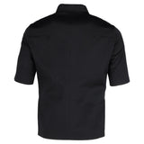 Dior Zip Front Shirt in Black Cotton