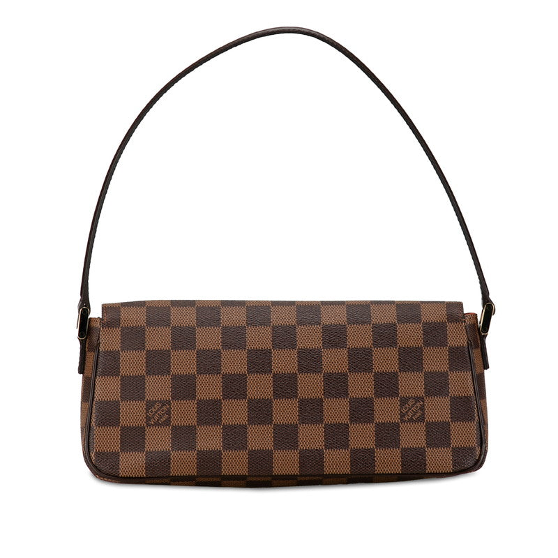 Louis Vuitton Damier Recoleta Handbag N51299 Brown PVC Leather  Louis Vuitton