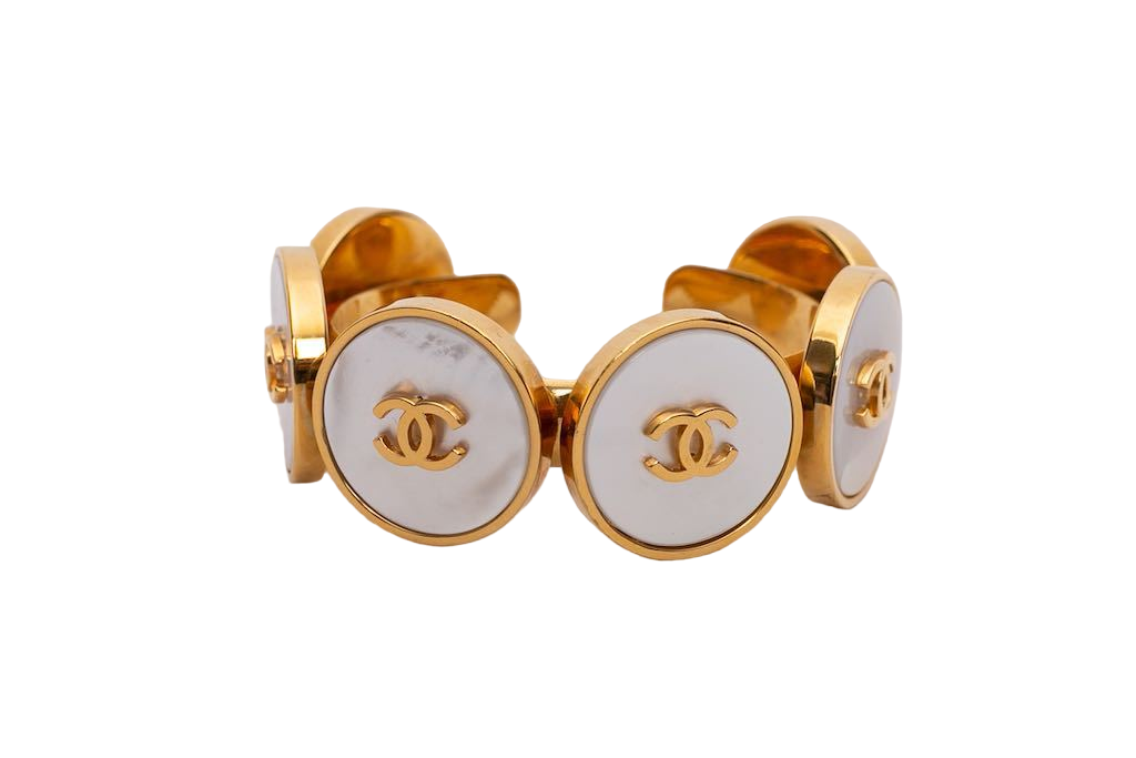 Bracelet nacré Chanel 1990s