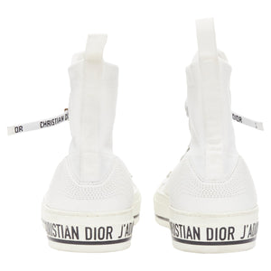 Christian Dior Walk'N'Dior sock knit logo lace high top sneakers